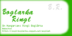 boglarka ringl business card