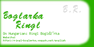 boglarka ringl business card
